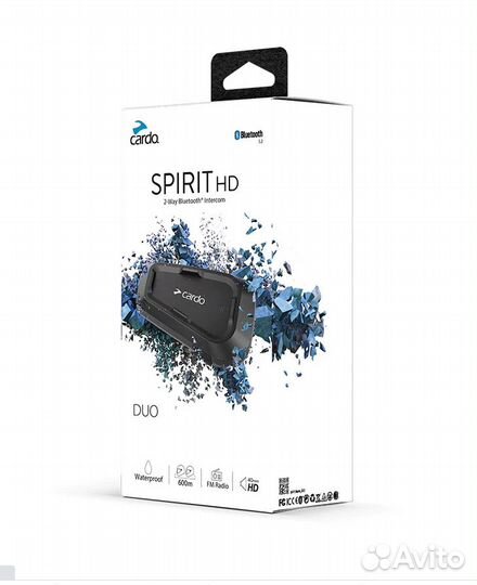 Cardo Мотогарнитура spirit HD DUO