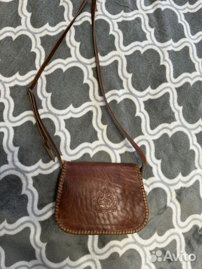 Сумка из натуральной кожи и кошелек
