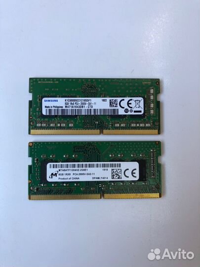 Samsung/Micron DDR4 2666MHz SOdimm