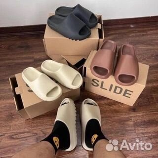 Adidas yeezy шлепки