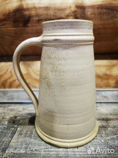 Старинная чешская пивная кружка Eggenberg, 1 литр