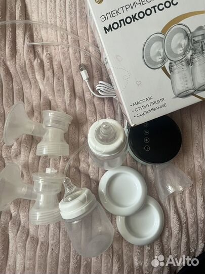 Молокоотсос электрический двойной evo mama