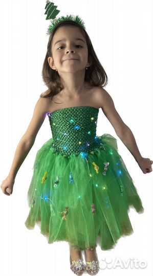 Новогодний костюм елочка 110 116 122 128