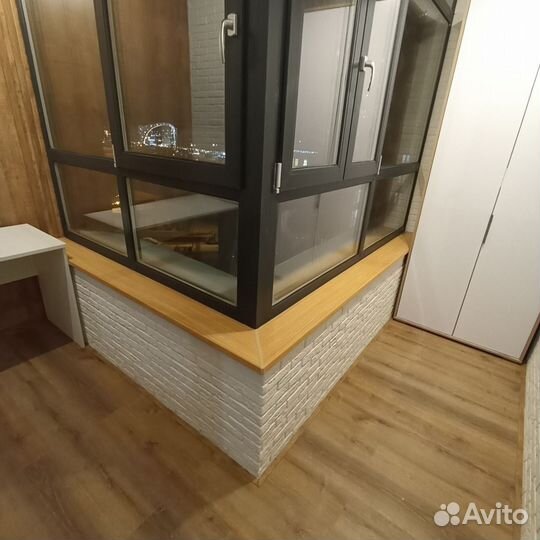 Отделка утепление и остеклкение балконов, опытные