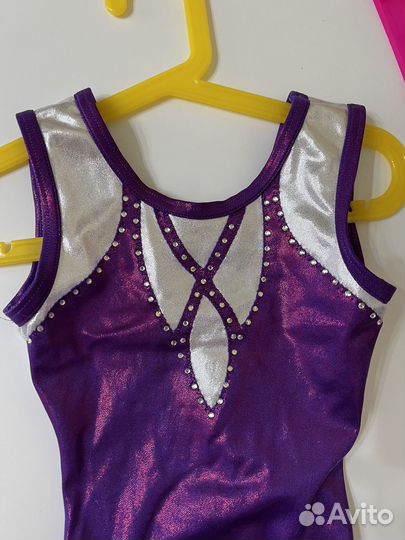 Купальник для спортивной гимнастики, размер 122