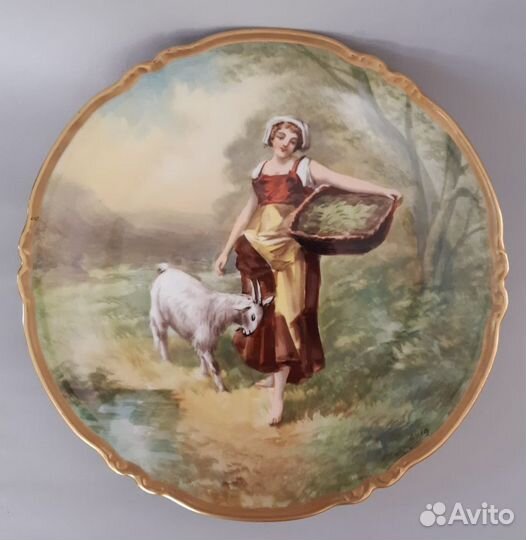 Декоративная тарелка Лимож