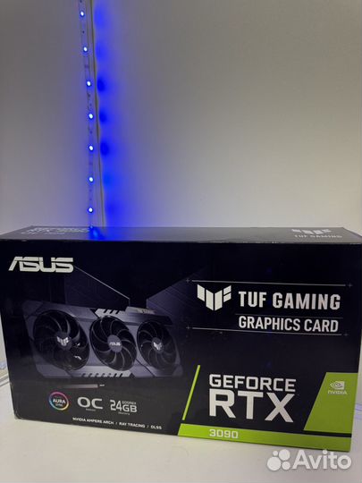 Rtx 3090 asus tuf с коробкой