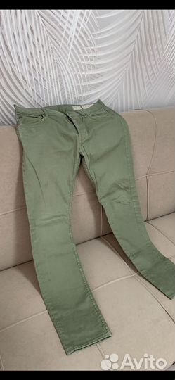 Джинсы летние хаки (48)