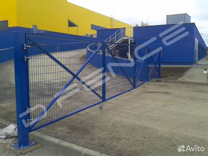 Ворота для 3d забора ограждения, 3Д сетки