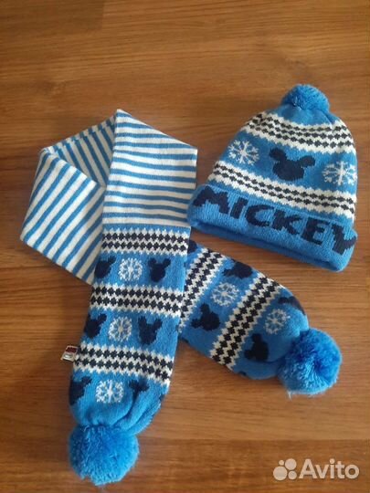 Новая шапка и шарф Disney