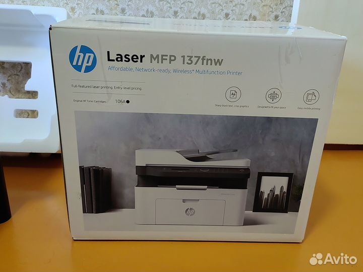 Мфу HP Laser MFP 137fnw