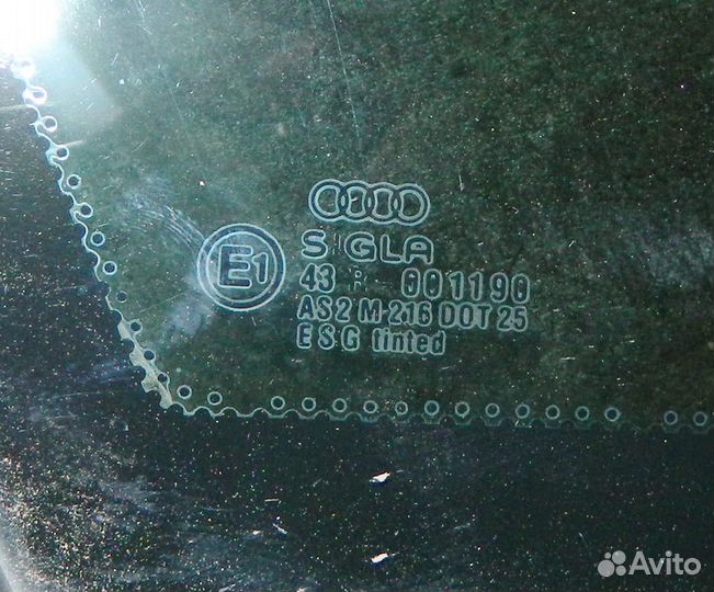 Стекло кузова неподвижное Audi 100 C4