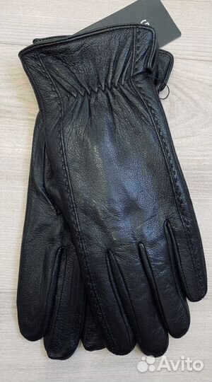 Перчатки женские кожаные