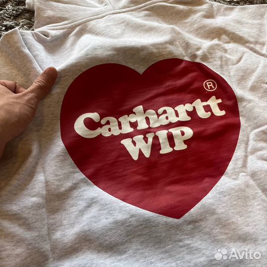 Худи Carhartt WIP Heart Grey