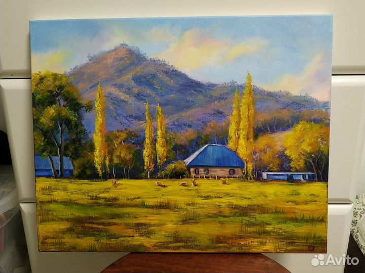 Картина маслом на холсте пейзаж