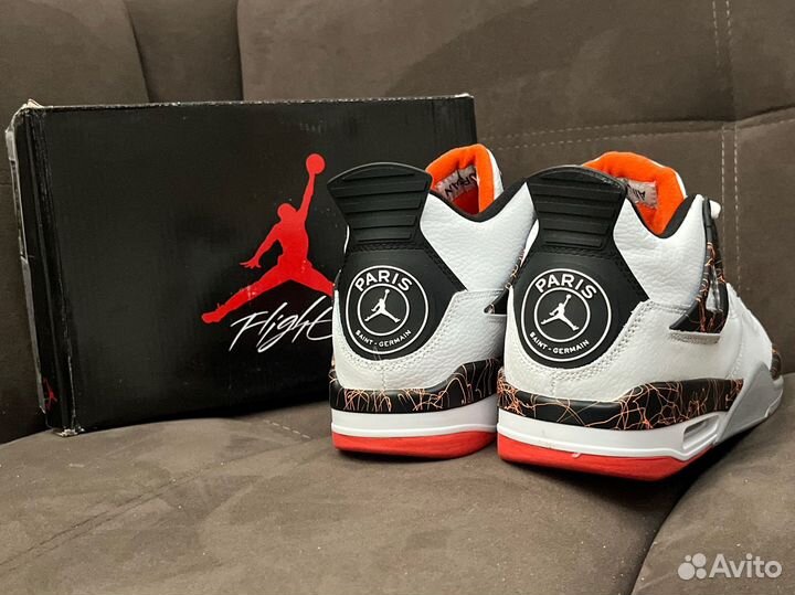 Кроссовки nike air jordan 4 retro зимние