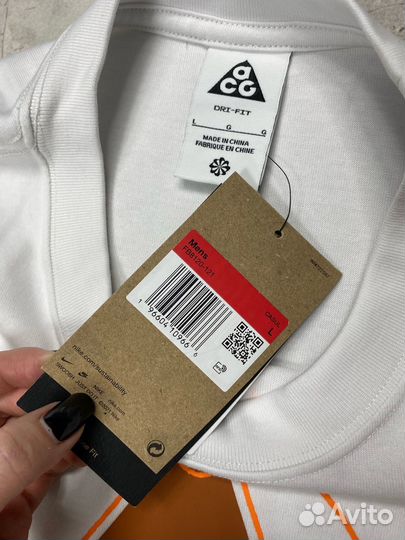 Nike ACG Leyline Tee White Футболка Новая Оригинал