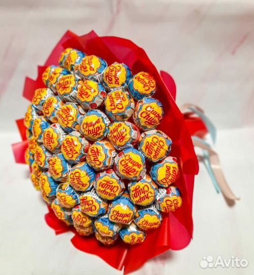 Букет из чупа чупсов