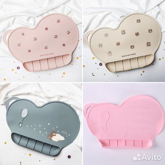 Силиконовый коврик для кормления