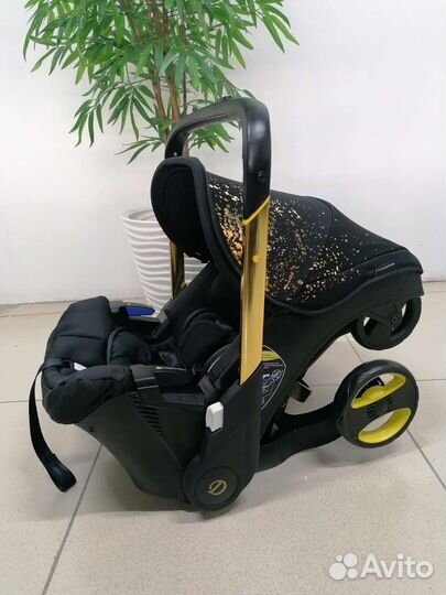 Новая коляска-автолюлька 4в1 Dalux (Black/звезда)