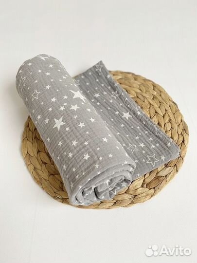 Пеленки Mjölk (Мьельк), муслиновая пеленка Жанэт