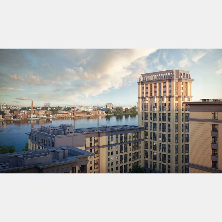 2-к. квартира, 73,1 м², 4/23 эт.