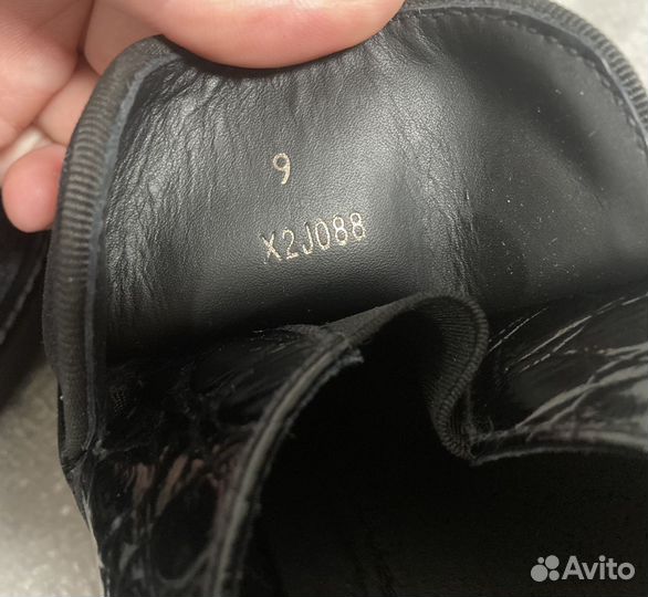 Текстильные слипоны с кожаной отделкой