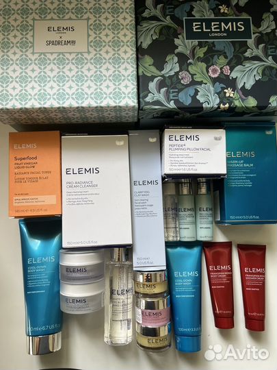 Elemis косметика для лица и тела