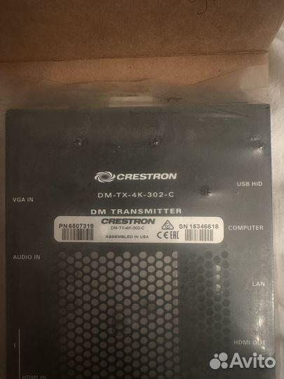 Передатчик Crestron DM-TX-4K-302-C