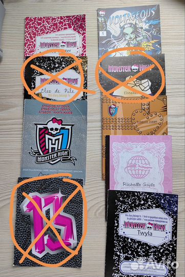 Дневники персонажей Monster high