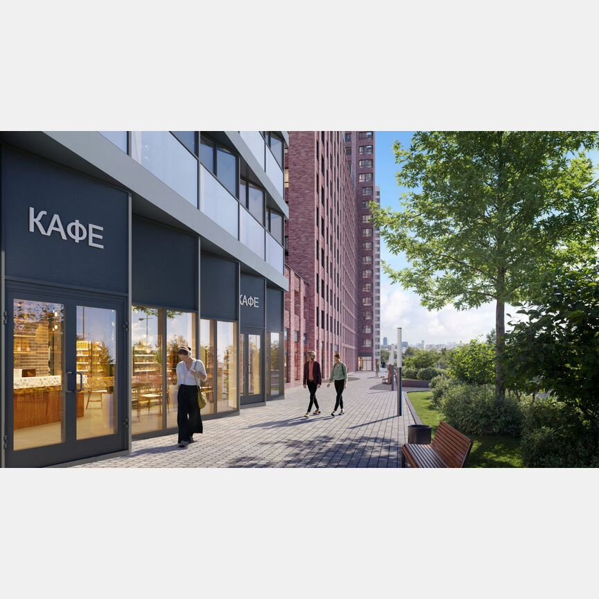 2-к. квартира, 55 м², 18/28 эт.