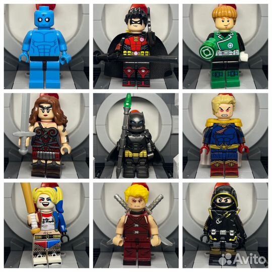 Лего Минифигурки аналог Марвел и DC Comics дс