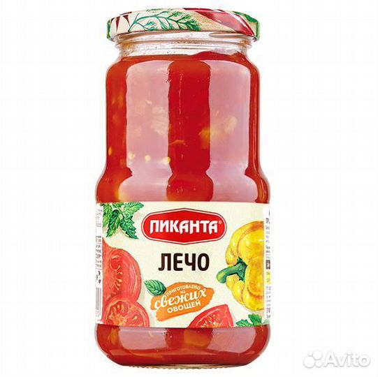 Овощная консервация соус Лечо Пиканта 520г