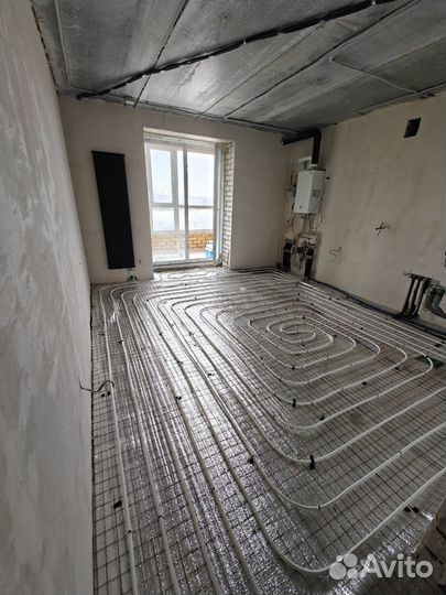 Монтаж систем отопления и водоснабжения