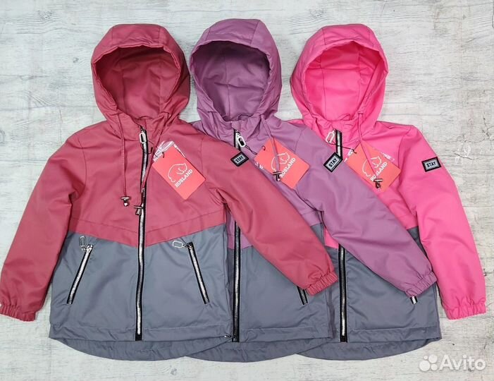 Ветровка для девочки (110 - 140 см)