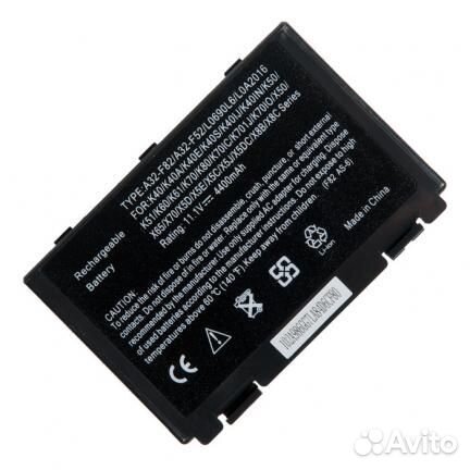 Аккумулятор для ноутбука Asus K40, K50, K70, F82