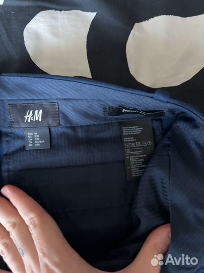 Брюки мужские H & M 48 размер skinny FIT