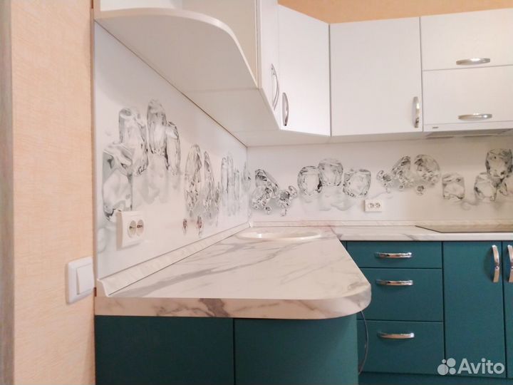 Кухонный гарнитур. Угловая кухня глянец ксп:42647