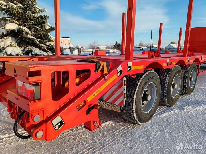 Полуприцеп трал (тяжеловоз) Трансприцеп Высокорамный, 2024
