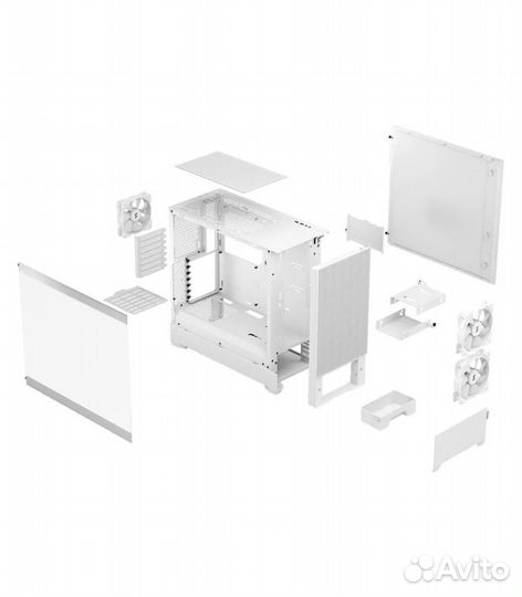 Корпус Fractal Design PoP Air RGB White TG, белый