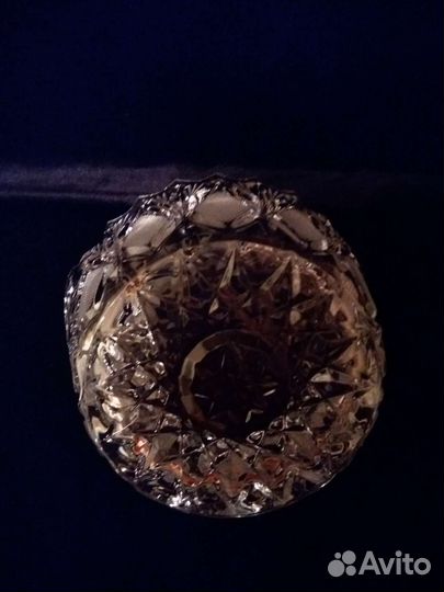 Винтажная хрустальная салатница-конфетница СССР