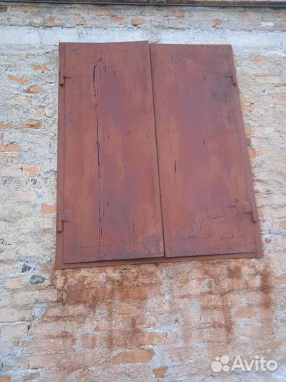 Ставни железные утепленные