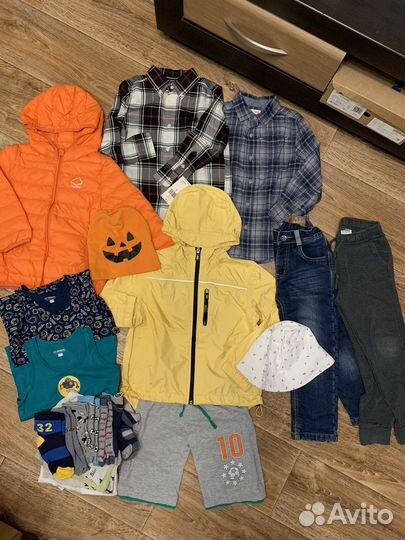 Вещи пакетом 4/5 мальчику и ecco сандалии