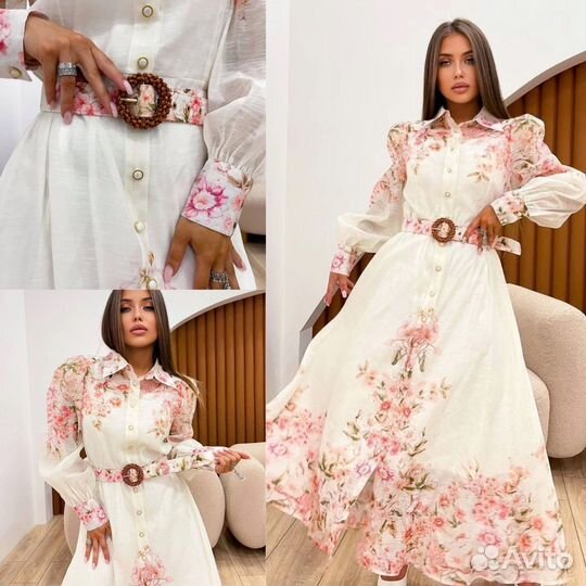 Платье сакура Zimmermann