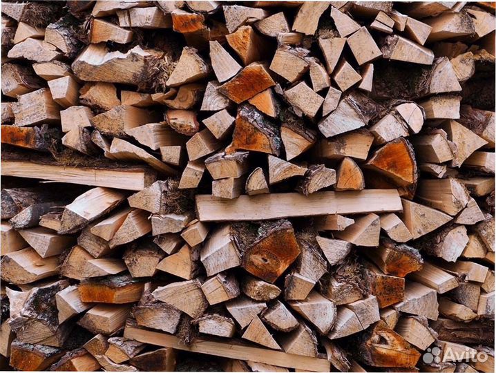 Дрова березовые колотые