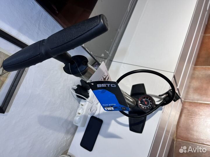 Велонасос beto, новый, с манометром