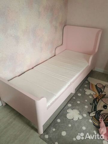 Раздвижная кровать бусунге, матрас 80x200 см
