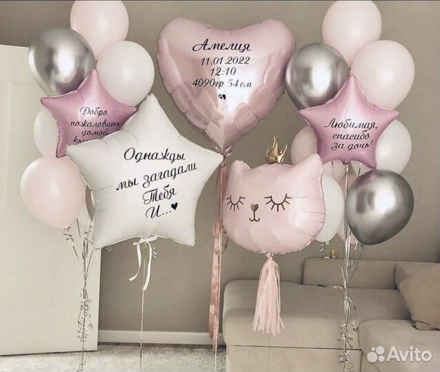 Гелиевые воздушные шары, гелевые шарики