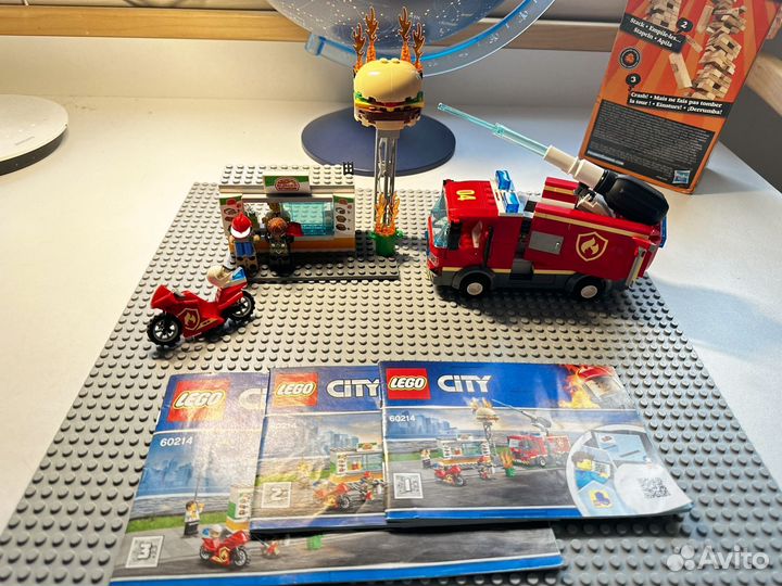 Lego city 60214 Пожар в бургерной