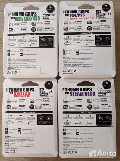 Накладки на стики Nintendo, Xbox, Playstation